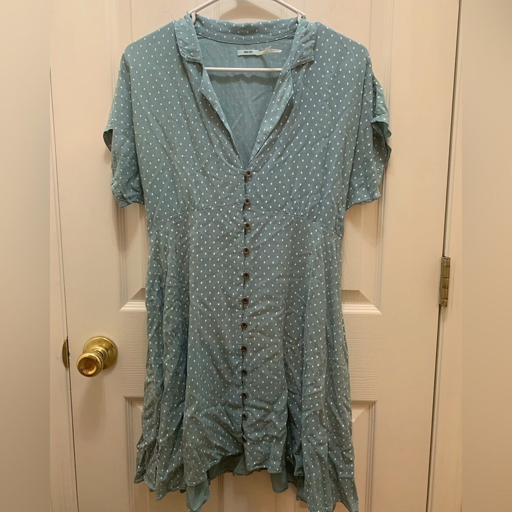 Vintage Style Kimchi Blue Polka Dot Dress